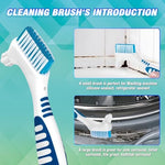 Drip free mold cleaner gel used on vertical shower wall tiles