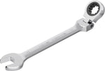 19mm(3/4") Flex-Head Ratcheting Combination Wrench, 19mm Metric | 72 Teeth, 12 Point Ratchet Box Ended and Open End Spanner Tools, Flexible Head Gear Wrench, Heat-Treated CR-V - Image 11