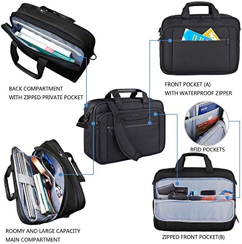 Expandable laptop compartment details for travel