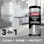 Weiman kitchen appliance cleaning kit for glass ceramic and steel surfaces