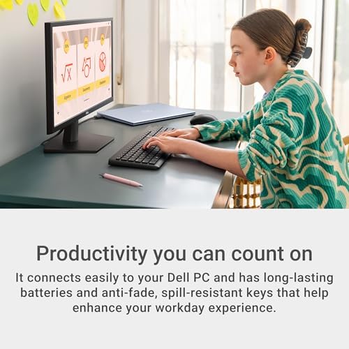 Full size desktop wireless keyboard with numeric pad