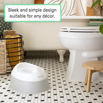 Ingenuity toddler potty training chair in a modern bathroom setting