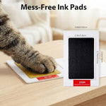 Vinmooog 4 pack inkless printing cards and stamp kit contents spread out