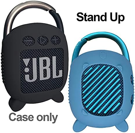 JCHPINE flexible silicone cover accessory back view showing carabiner slot
