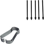 Peixiong 5 Pack Black Tab S9 S Pen Nibs front view