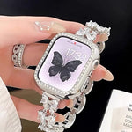 Lesampo premium polycarbonate bling bumper set packaged as three pieces for fashionable smart watch protection