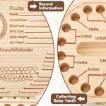 Top view of Nowhyx wooden keepsake organizer for kids
