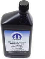 Chrysler Mopar EGR System Cleaner 1 Liter bottle front view showing product labels and part number for authentic vehicle maintenance.