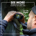 Minolta infrared night vision monocular illustrating the aluminum and polycarbonate housing panels.