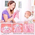 Fortuning's JDS baby shower gifts set showcasing the luxury bath salts and gentle cleansing soap bars.