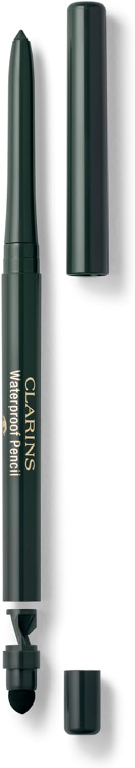 Clarins Waterproof Eye Pencil | Award-Winning | Highly Pigmented and Long-Wearing | Includes Retractable Tip, Built-In Sharpener and Smudger For Smoky Eye Looks | 0.01 Ounces - Image 9