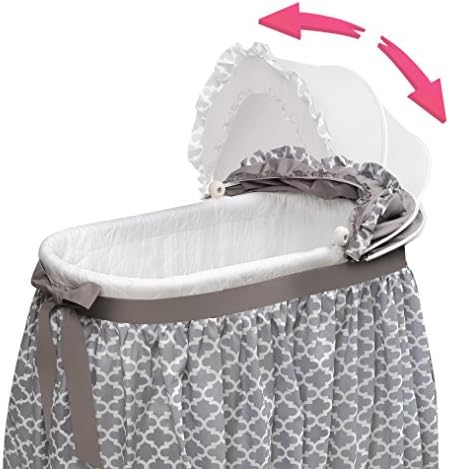 Portable infant sleeper with wide ribbon belt detail and 100 percent polyester bedding & bedding comforter set