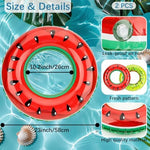 Vueukige kiwi pattern inflatable floatie for adults and kids