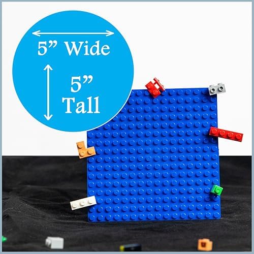 Brick Loot baseplates showing green grey blue and tan colors