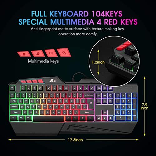 Bottom view of Rii RK202 keyboard highlighting spill-resistant drainage holes