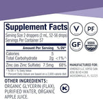 Vimergy USDA organic liquid zinc bottle demonstrating easy daily wellness integration for immune and skin health.
