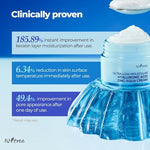 Back of Isntree product packaging with ingredient details