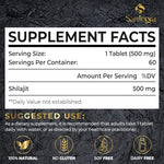 Authentic USA imported Kanacoufce pure shilajit tablets package for men and women