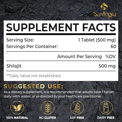 Authentic USA imported Kanacoufce pure shilajit tablets package for men and women