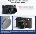 Adjustable rotating polarizer ring on Freewell filter