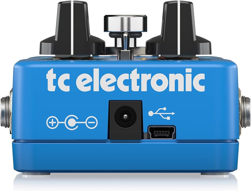 TC Electronic FLASHBACK 2 DELAY Legendary Delay Pedal with Groundbreaking MASH Footswitch, Crystal Delay Effect and Built-In TonePrint Technology, Blue - Image 10