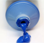 Mont Marte deep cyan acrylic paint creamy texture swatch