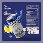 Bashi premium relaxation beverage packaging showing key plant based ingredients and supplement facts
