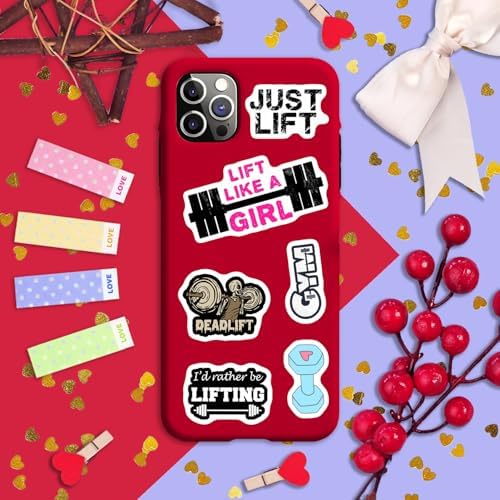 Motivational gym rat stickers for personalizing gear