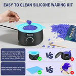 FOCTXI personal care waxing set complete contents displayed for premium home hair removal