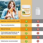 Authentic BiKontrun selenium and vitamin E poultry powder top view closure
