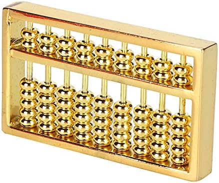 Small brass abacus used as an office desk accessory