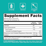 Qunol Magnesium Glycinate 120 milligrams per serving adult dietary supplement