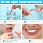 Close up of high-quality resin teeth for smile improvement