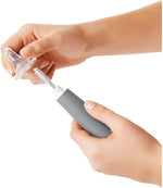 OXO Tot baby bottle brush bristles closeup cleaning safety
