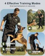Jugbow electronic collar for dogs showing reflective adjustable strap