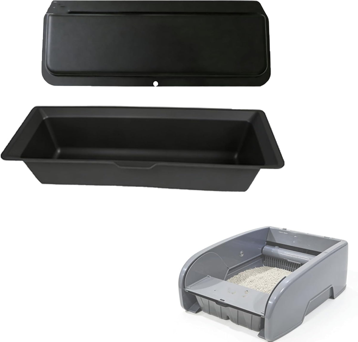 LitterMaid 3rd Edition Compatible Permanent Waste Receptacle front view