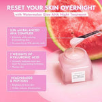Glow Recipe Watermelon Glow AHA Night Treatment 25ml travel size packaging with pink cap