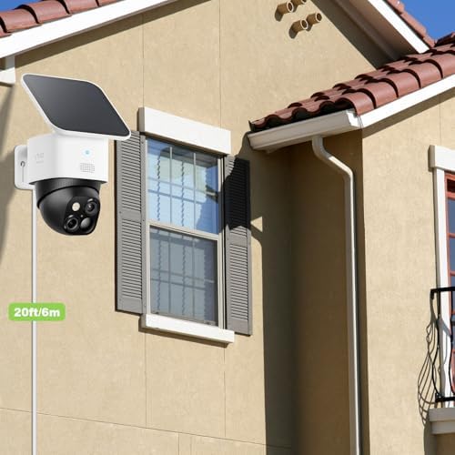 Uogw continuous charging solution displaying the secure tight seal connection into a smart home security system camera