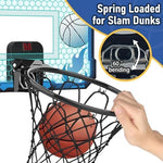 Vrogtik basketball hoop accessories including remote and balls