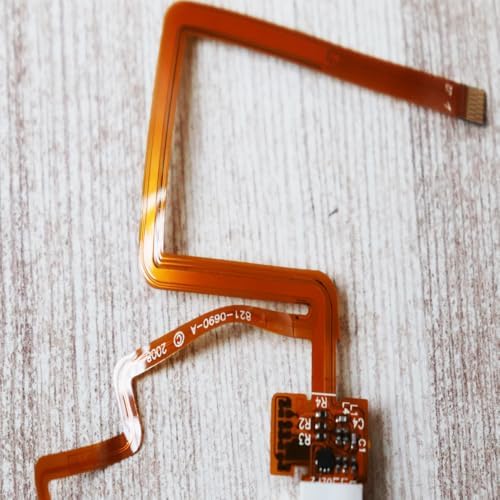 Replacement audio auxiliary port and lock switch layout for vintage thin video media players.