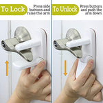 Wappa Baby safety lock showing dual-button release mechanism
