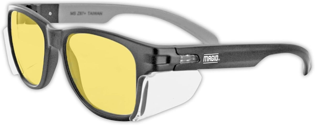 MAGID Gemstone Y50 Performance Anti-Fog Safety Glasses with Side Shields - Image 12