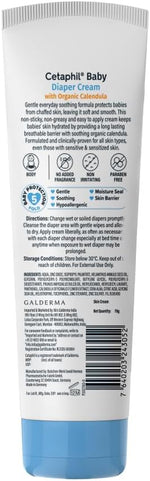 Cetaphil Baby Diaper Rash Cream with Organic Calendula 70 g | Soothes, Repairs & Protects from First Use | Zinc Oxide Barrier, Chamomile & Shea Butter | For Sensitive Baby Skin - Image 9