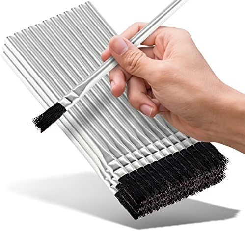 RamPro brush tubular metal handle and metal ferrule close up