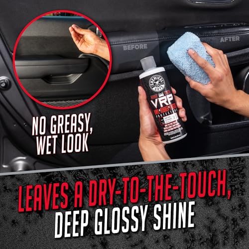 Chemical Guys VRP being applied to car interior dashboard