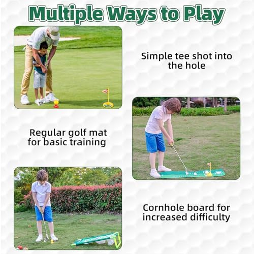 Close up of Liberry retractable golf clubs for toddlers