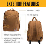 Carhartt water resistant everyday pack spacious main compartment storage