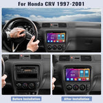 Sixwin car stereo touchscreen interface showing CarPlay menu