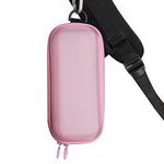 Hermitshell shockproof storage case for portable speakers showcasing compact design dimensions.