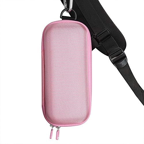Hermitshell shockproof storage case for portable speakers showcasing compact design dimensions.